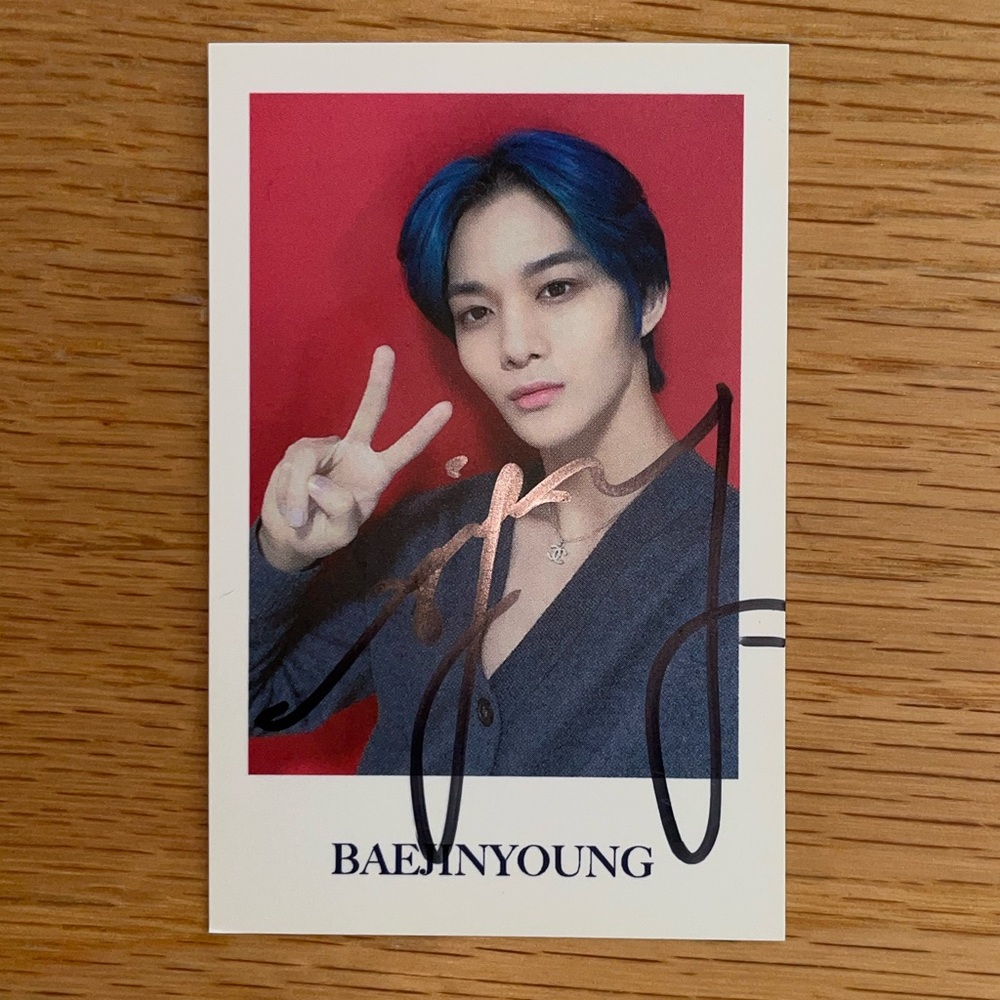 OFFICIAL SIGNED CIX PC JINYOUNG